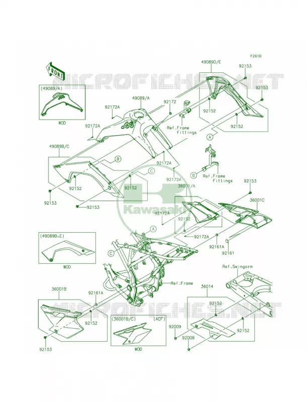 Side CoversChain Cover Kawasaki MOTOS 140 2014 KLX140  KLX140AEF