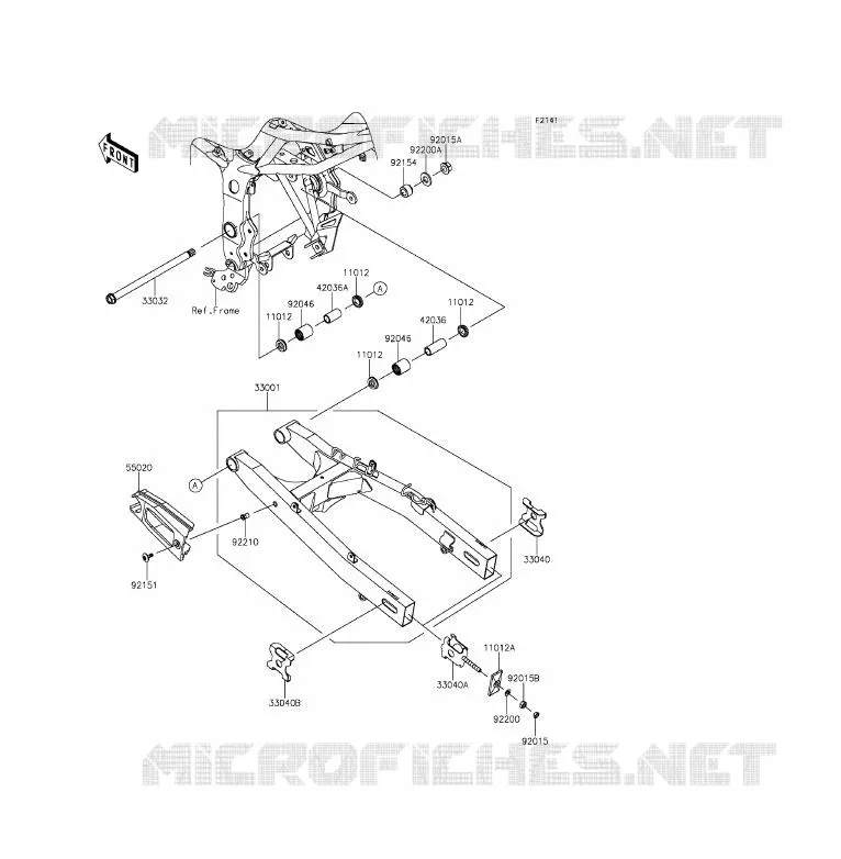 SWINGARM Kawasaki MOTOS 250 2015 Z250SL ABS  BR250FFS