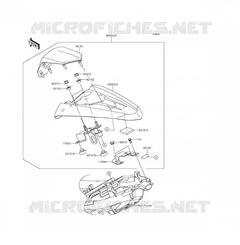 ACCESSORY (COUVRE SELLE) Kawasaki MOTOS 250 2015 Z250SL ABS  BR250FFS