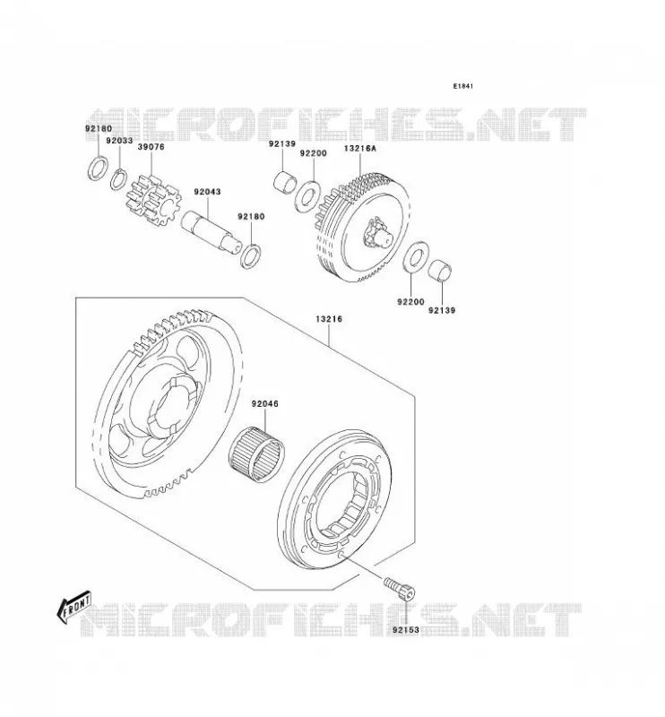 STARTER MOTOR Kawasaki QUAD 400 2005 KFX400  KSF400-A3