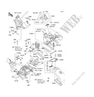 FRAME PARTS (COUVERTURE) voor Kawasaki W800 2013