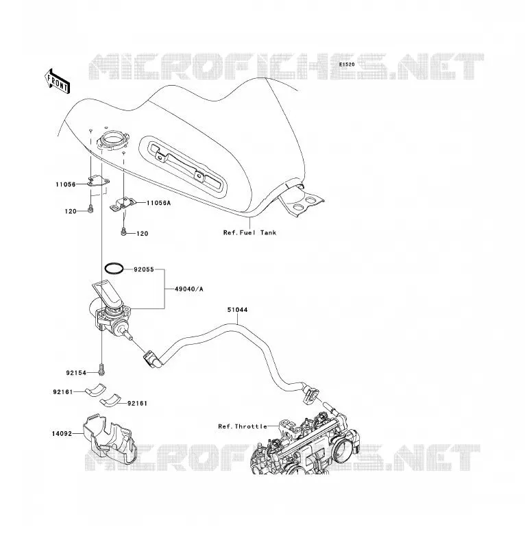 FUEL PUMP Kawasaki MOTOS 800 2013 W800  EJ800ADFA