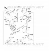 CARBURETOR voor Kawasaki ER-5 2004