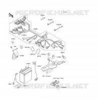 CHASSIS ELECTRICAL EQUIPMENT voor Kawasaki ER-5 2004