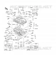 CRANKCASE(S) voor Kawasaki ER-5 2004
