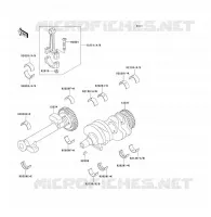 CRANKSHAFT voor Kawasaki ER-5 2004
