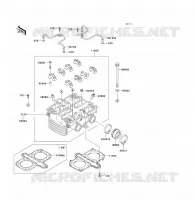 CYLINDER HEAD voor Kawasaki ER-5 2004