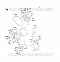 ENGINE COVERS voor Kawasaki ER-5 2004