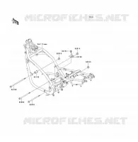 ENGINE MOUNT voor Kawasaki ER-5 2004