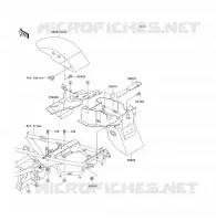 FENDER voor Kawasaki ER-5 2004