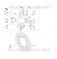 FRONT BRAKE voor Kawasaki ER-5 2004