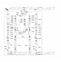 FRONT FORK voor Kawasaki ER-5 2004