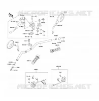 HANDLEBAR voor Kawasaki ER-5 2004