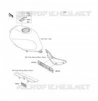 LABELS voor Kawasaki ER-5 2004