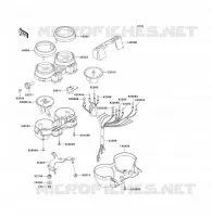 METERS voor Kawasaki ER-5 2004