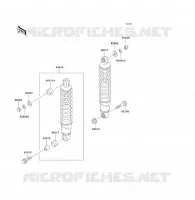 SUSPENSION   SHOCK ABSORBER voor Kawasaki ER-5 2004