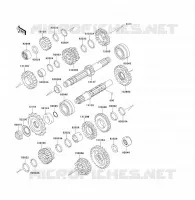 TRANSMISSION voor Kawasaki ER-5 2004
