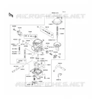 CARBURETOR voor Kawasaki VN1500 CLASSIC 1997
