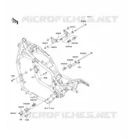 FRAME PARTS (COUVERTURE) voor Kawasaki VN1500 CLASSIC 1997