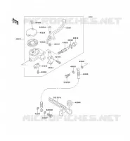 FRONT MASTER CYLINDER voor Kawasaki VN1500 CLASSIC 1997