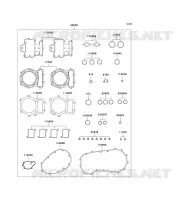 GASKET SET voor Kawasaki VN1500 CLASSIC 1997