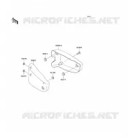 SIDE COWLING voor Kawasaki VN1500 CLASSIC 1997