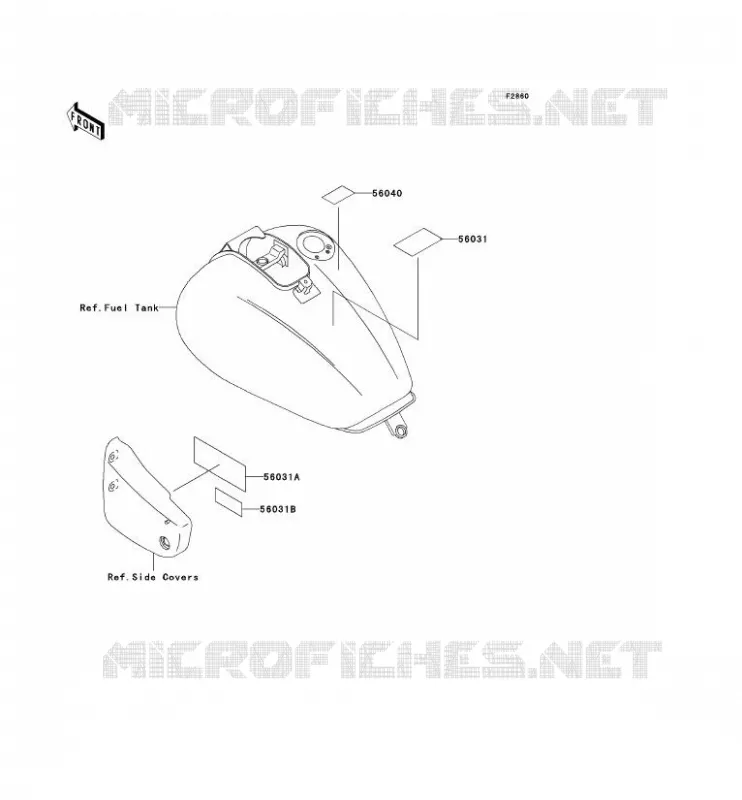LABELS Kawasaki MOTOS 1500 1997 VN1500 CLASSIC  VN1500-D2A