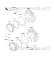 TIRES voor Kawasaki VN1500 CLASSIC 1997
