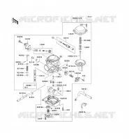 CARBURETOR voor Kawasaki VN1500 CLASSIC 1997