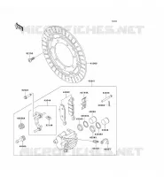 FRONT BRAKE voor Kawasaki VN1500 CLASSIC 1997