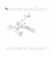 SWINGARM voor Kawasaki VN1500 CLASSIC 1997