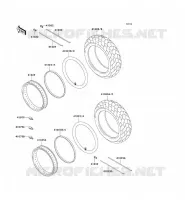 TIRES voor Kawasaki VN1500 CLASSIC 1997