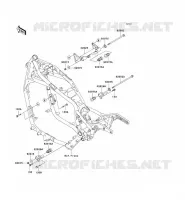 FRAME PARTS (COUVERTURE) voor Kawasaki VN1500 CLASSIC 1997