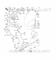 OIL PUMP voor Kawasaki VN1500 CLASSIC 1997