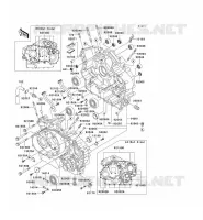 CRANKCASE(S) voor Kawasaki VN1500 CLASSIC 1998
