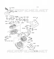 CYLINDER HEAD COVER voor Kawasaki VN1500 CLASSIC 1998