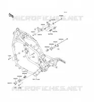 FRAME PARTS (COUVERTURE) voor Kawasaki VN1500 CLASSIC 1998