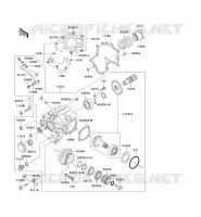 FRONT GEAR voor Kawasaki VN1500 CLASSIC 1998
