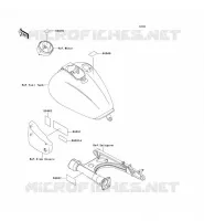 LABELS voor Kawasaki VN1500 CLASSIC 1998