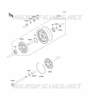 REAR WHEEL   CHAIN voor Kawasaki VN1500 CLASSIC 1998