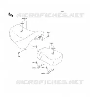 SEAT voor Kawasaki VN1500 CLASSIC 1998