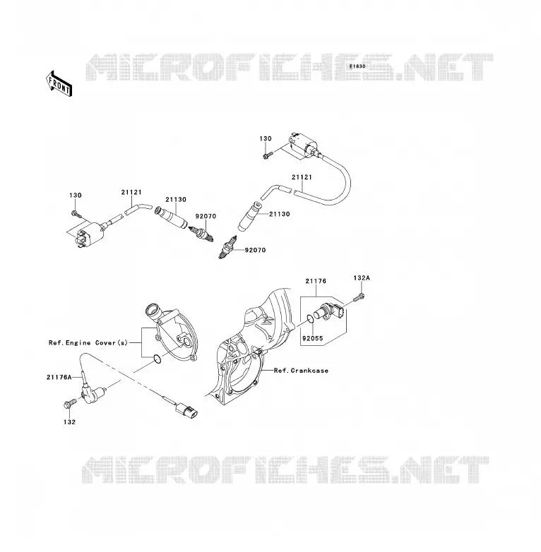 IGNITION SYSTEM Kawasaki SSV 750 2012 TERYX 750 FI 4X4 LE  KRF750VCS