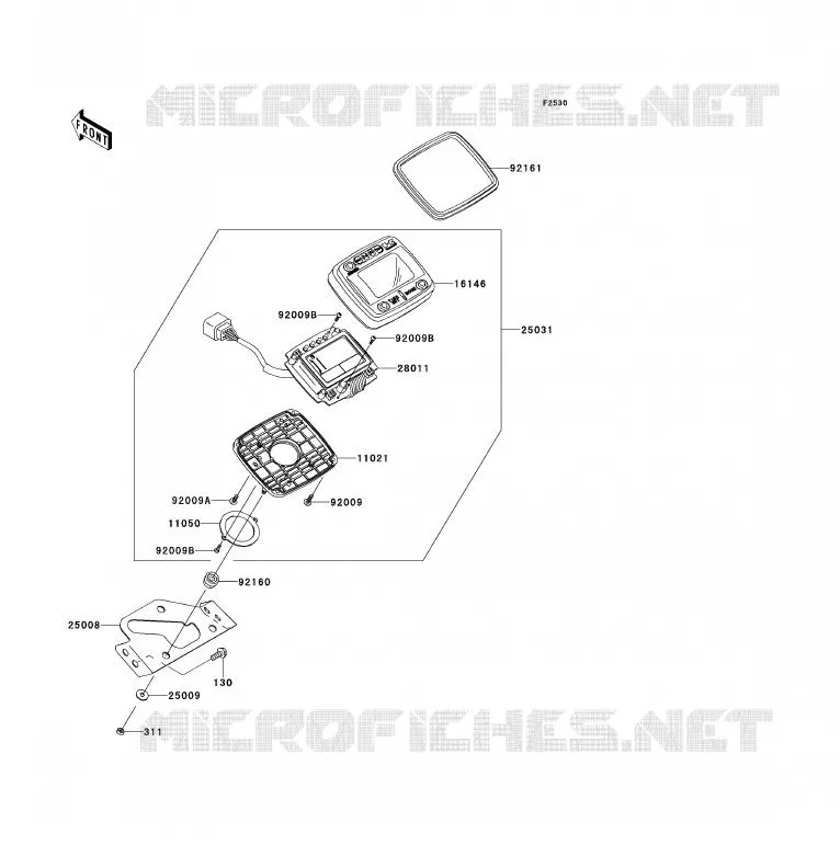 METERS Kawasaki SSV 750 2012 TERYX 750 FI 4X4 LE  KRF750VCS