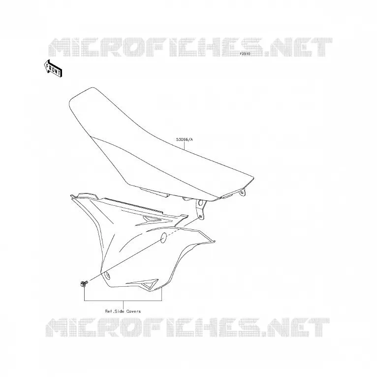 SEAT Kawasaki TOUT-TERRAIN 85 2016 KX85 - KX85 II  KX85DGF