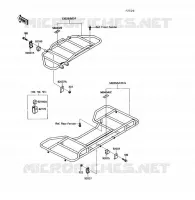 BRACKET voor Kawasaki KLF220 1988