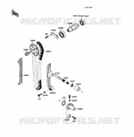 CAMSHAFT   TENSIONER voor Kawasaki KLF220 1988