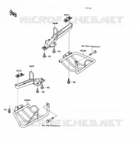 FOOTREST voor Kawasaki KLF220 1988