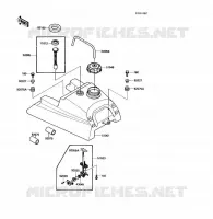 FUEL TANK voor Kawasaki KLF220 1988