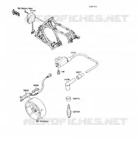 IGNITION COIL voor Kawasaki KLF220 1988