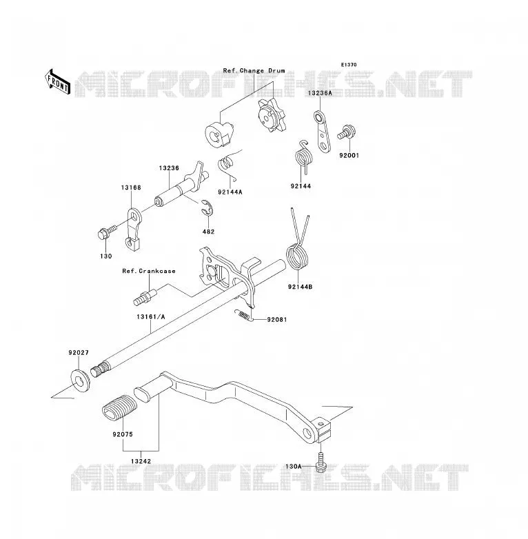 SHIFT Kawasaki QUAD 220 1996 KLF220  KLF220-A9